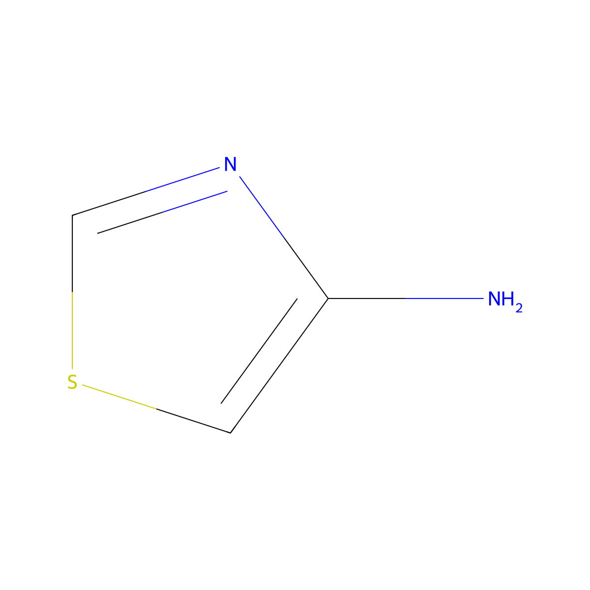 Thiazol-4-amine molecular structure, CAS 17720-99-9