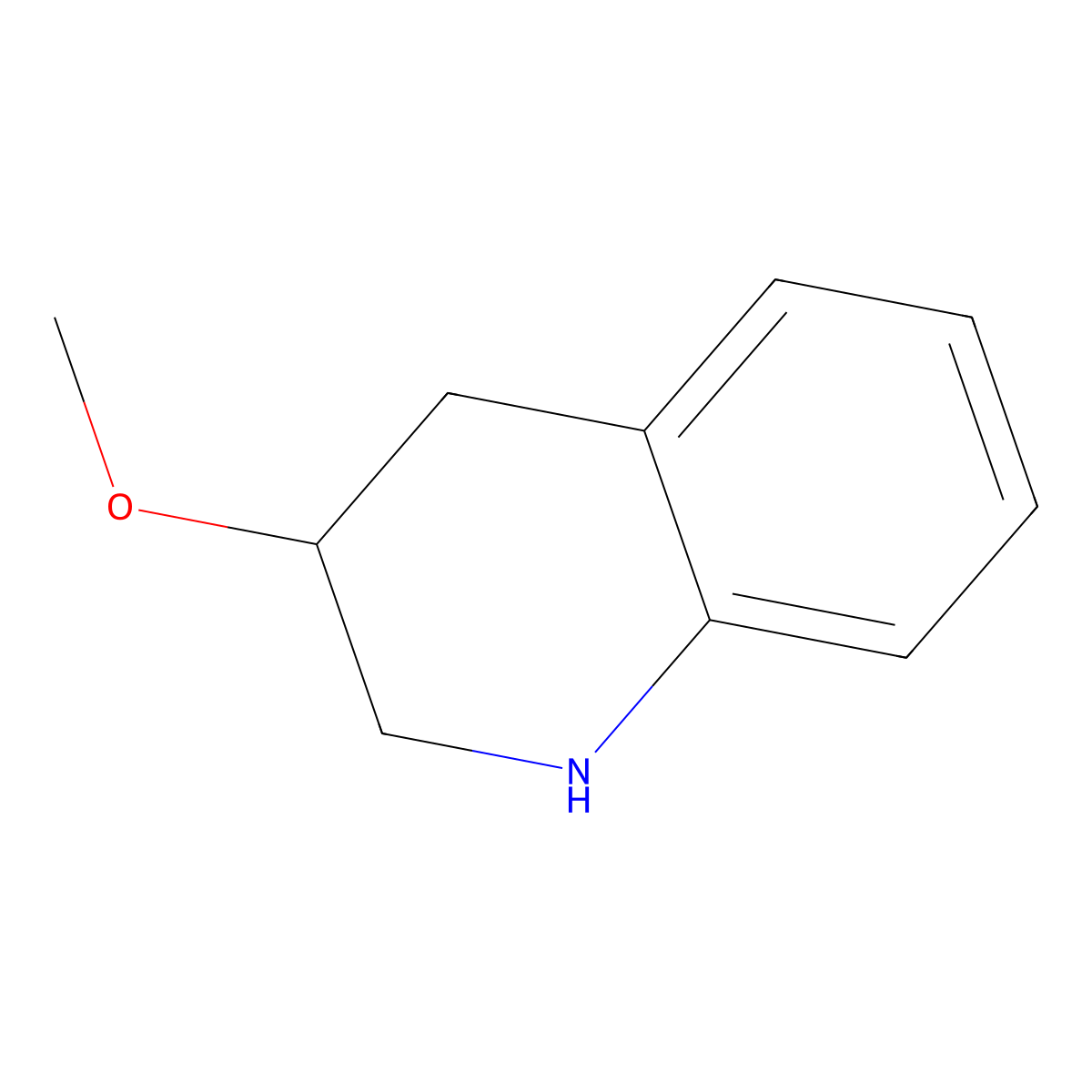 3-Methoxy-1,2,3,4-tetrahydroquinoline molecular structure, CAS 177202-75-4