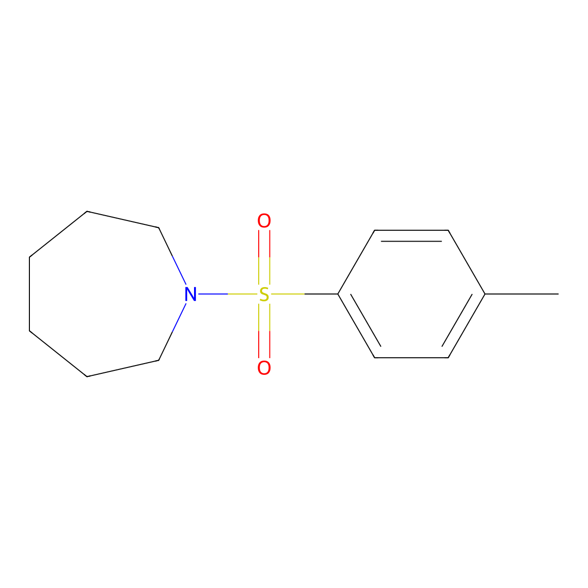 1-((4-Methylphenyl)sulfonyl)azepane molecular structure, CAS 17721-45-8