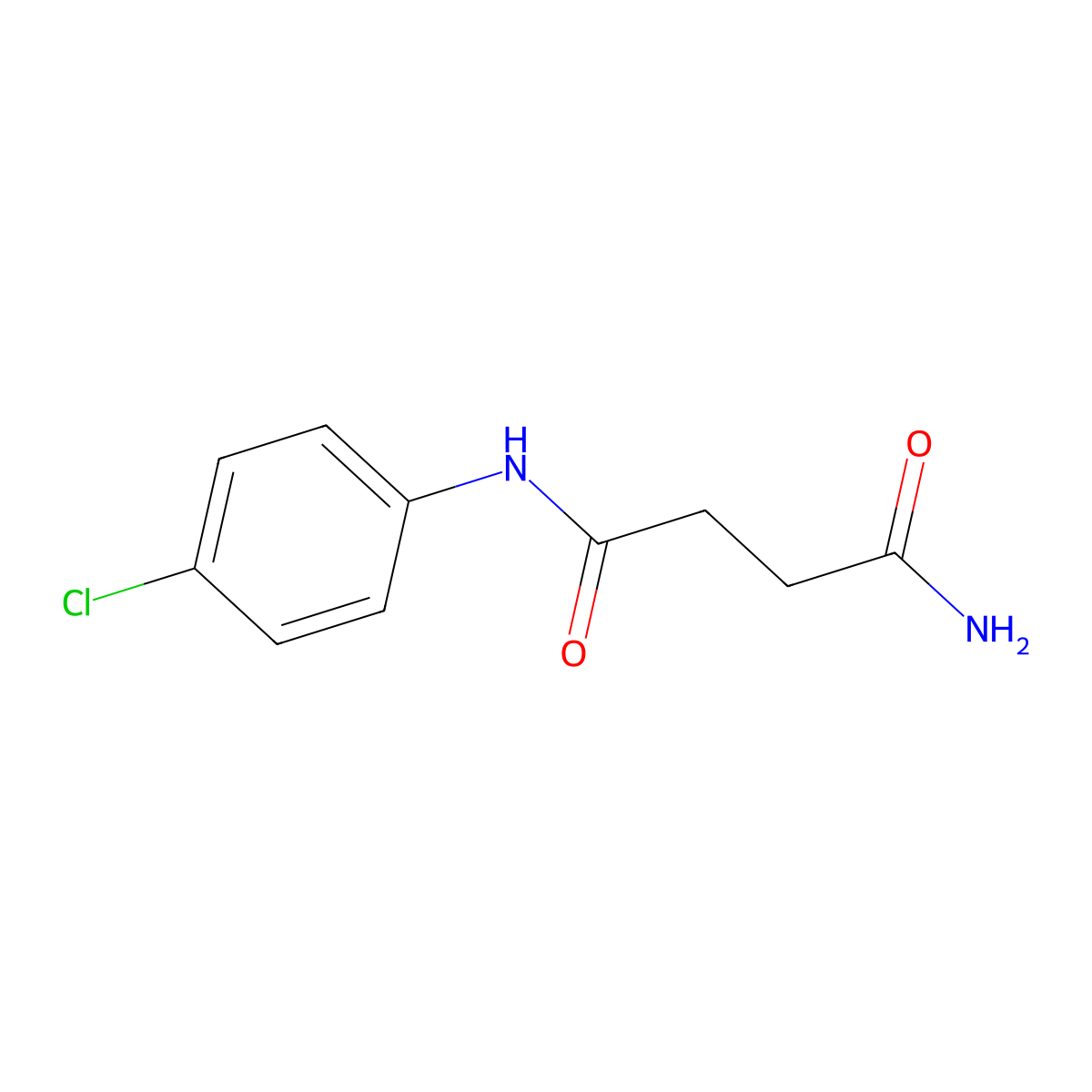 N-(4-Chlorophenyl)-succinamide molecular structure, CAS 17722-52-0