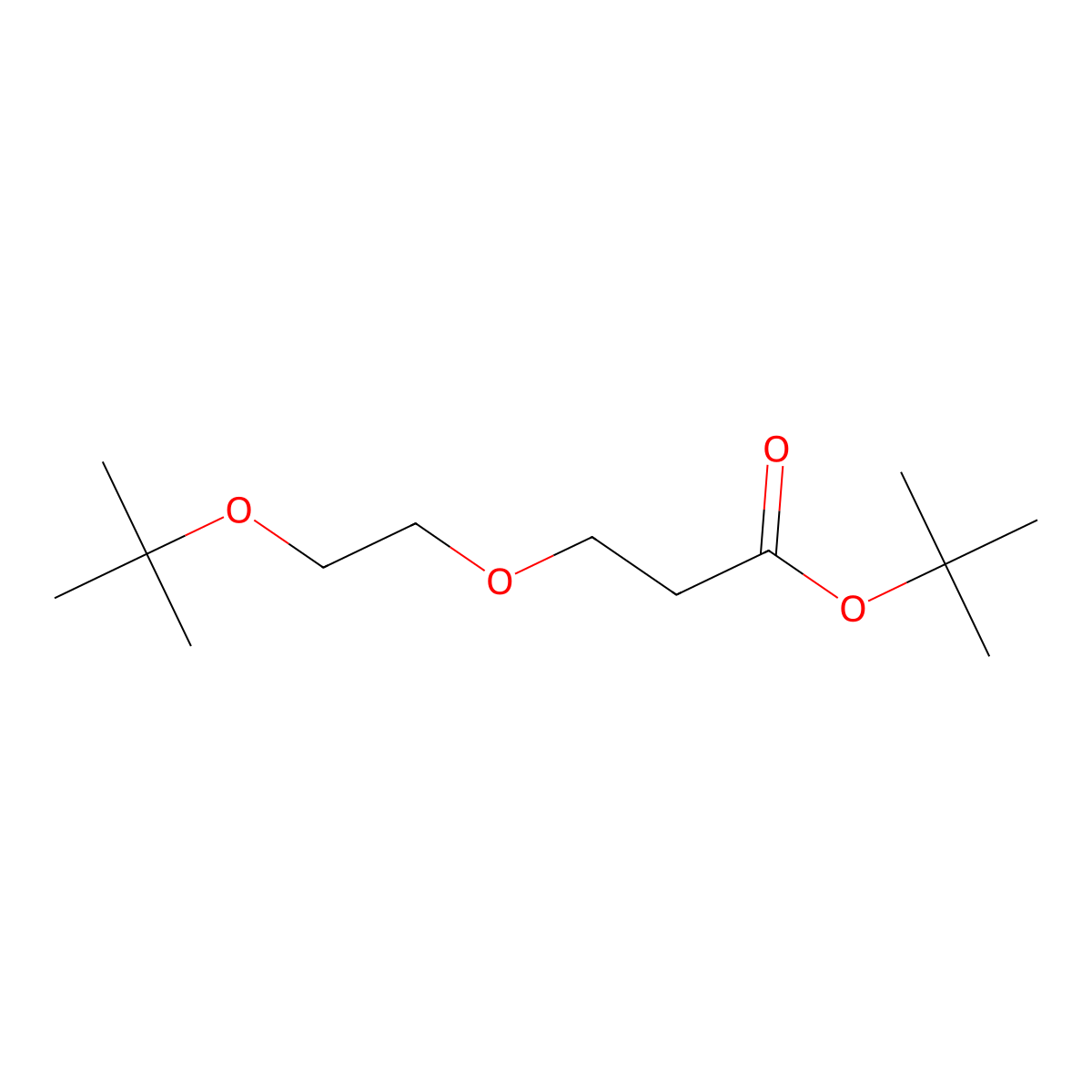 tert-Butyl 3-(2-(tert-butoxy)ethoxy)propanoate molecular structure, CAS 1772360-19-6