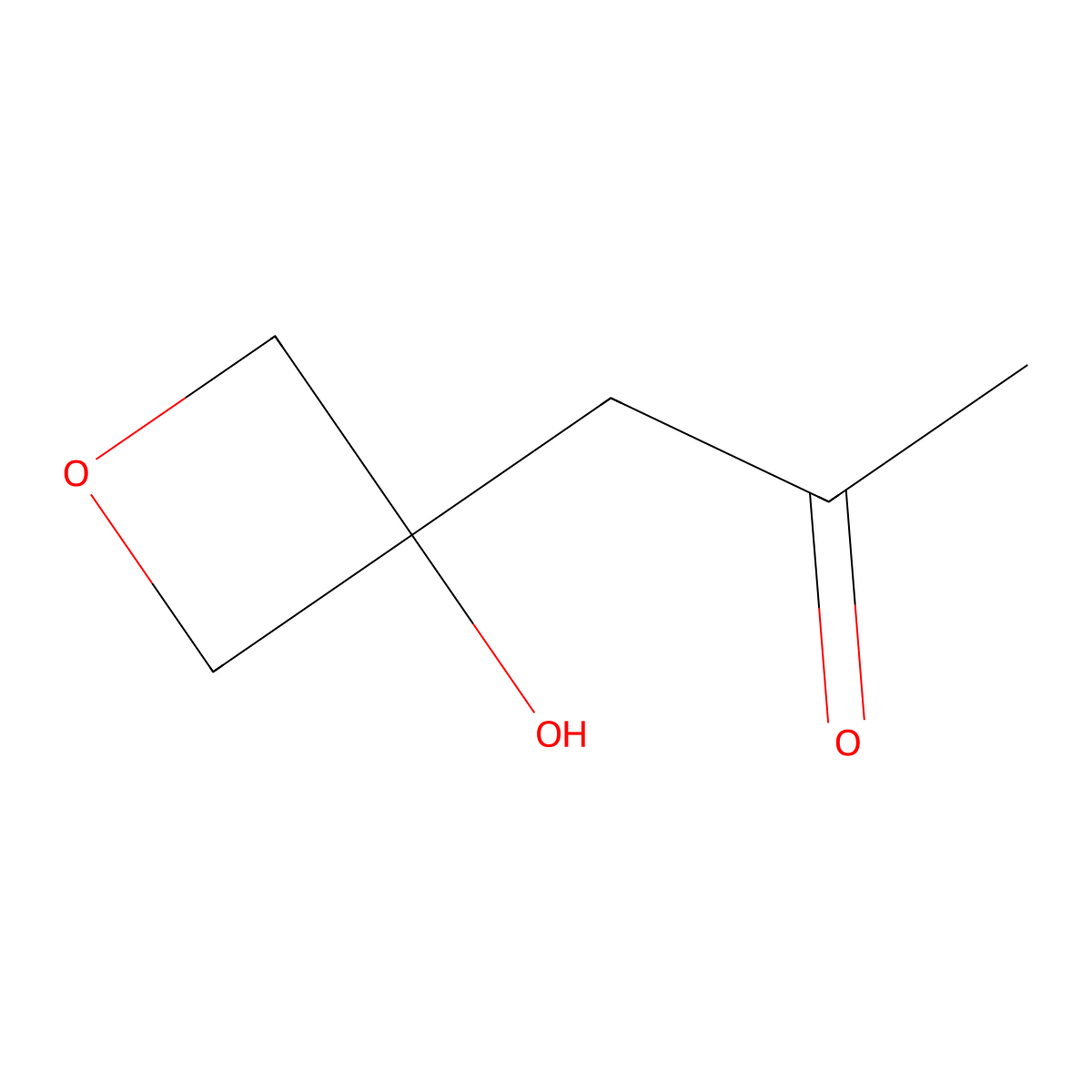 1-(3-Hydroxyoxetan-3-yl)propan-2-one molecular structure, CAS 1772605-56-7