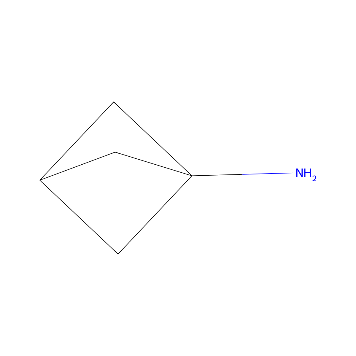 Bicyclo(1.1.1)pentan-1-amine molecular structure, CAS 177287-49-9