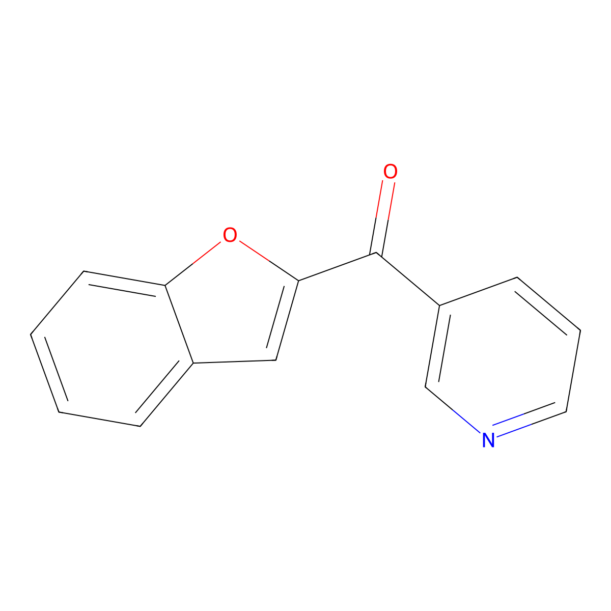 3-(1-Benzofuran-2-carbonyl)pyridine molecular structure, CAS 17730-35-7