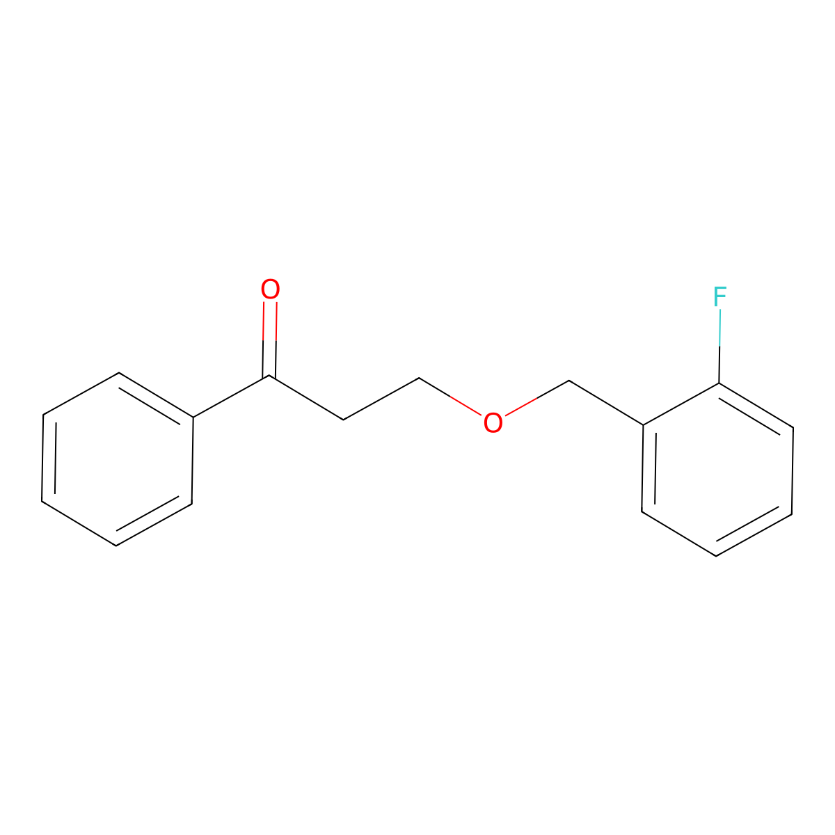 3-((2-Fluorophenyl)methoxy)-1-phenylpropan-1-one molecular structure, CAS 1773010-27-7