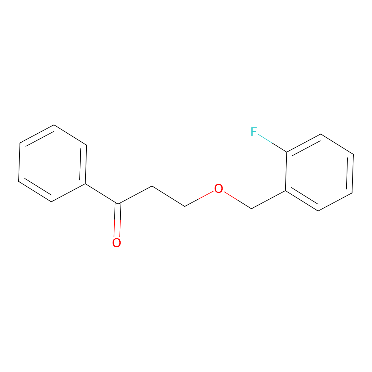 3-((2-Fluorophenyl)methoxy)-1-phenylpropan-1-one molecular structure, CAS 1773010-27-7