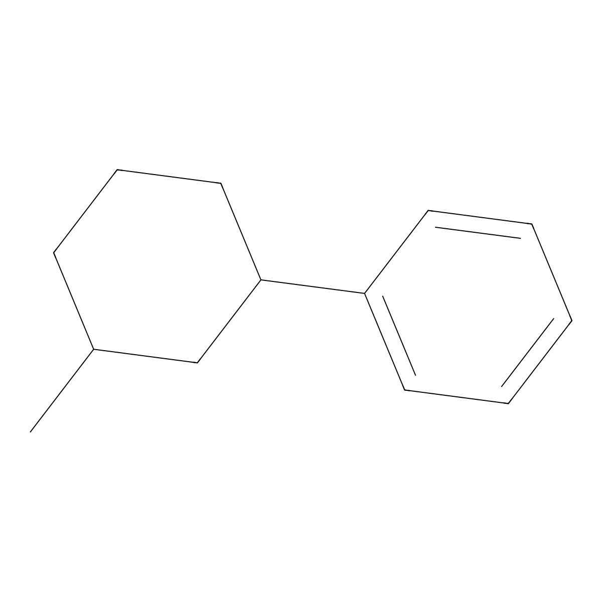 (3-Methylcyclohexyl)benzene molecular structure, CAS 17733-69-6