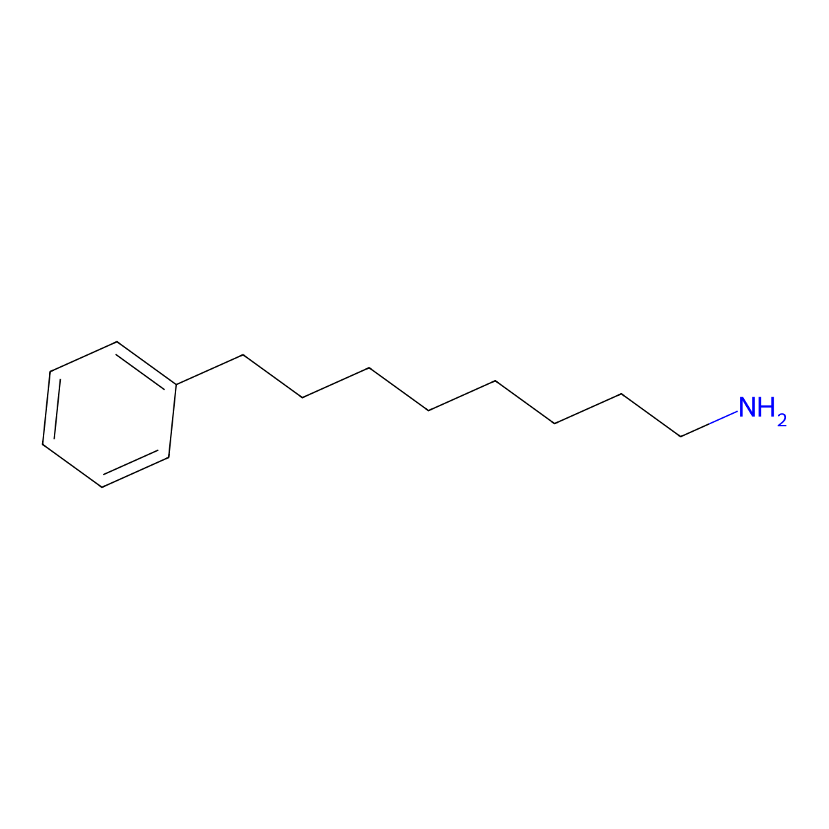 8-Phenyloctan-1-amine molecular structure, CAS 17734-23-5