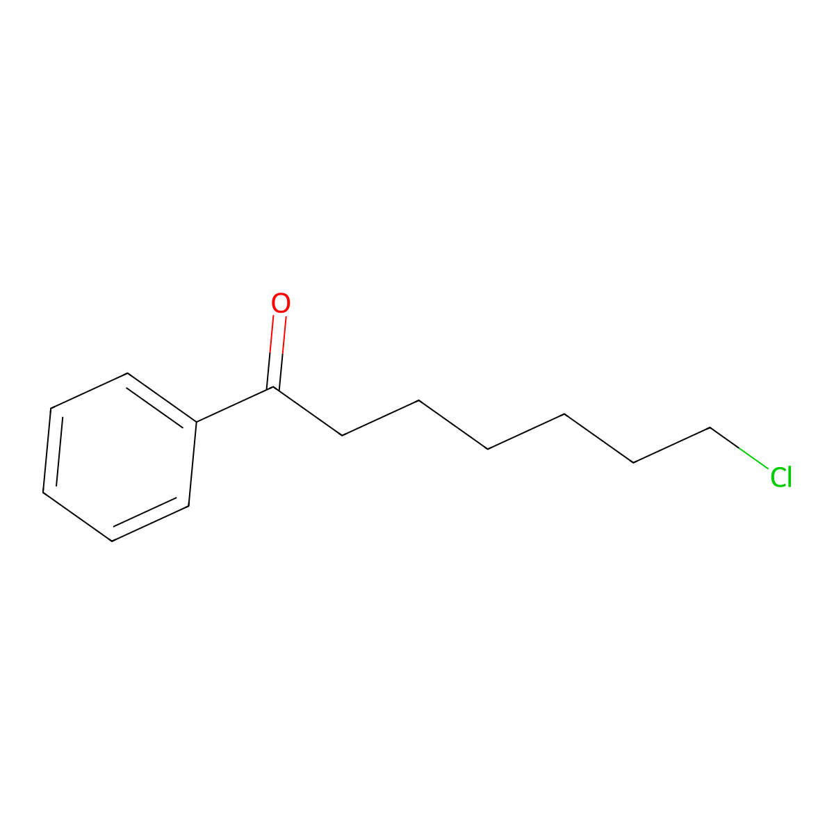 7-Chloro-1-oxo-1-phenylheptane molecular structure, CAS 17734-41-7