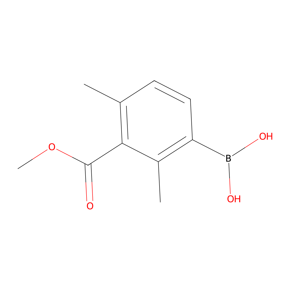 [3-(Methoxycarbonyl)-2,4-dimethylphenyl]boronicacid molecular structure, CAS 1773479-18-7