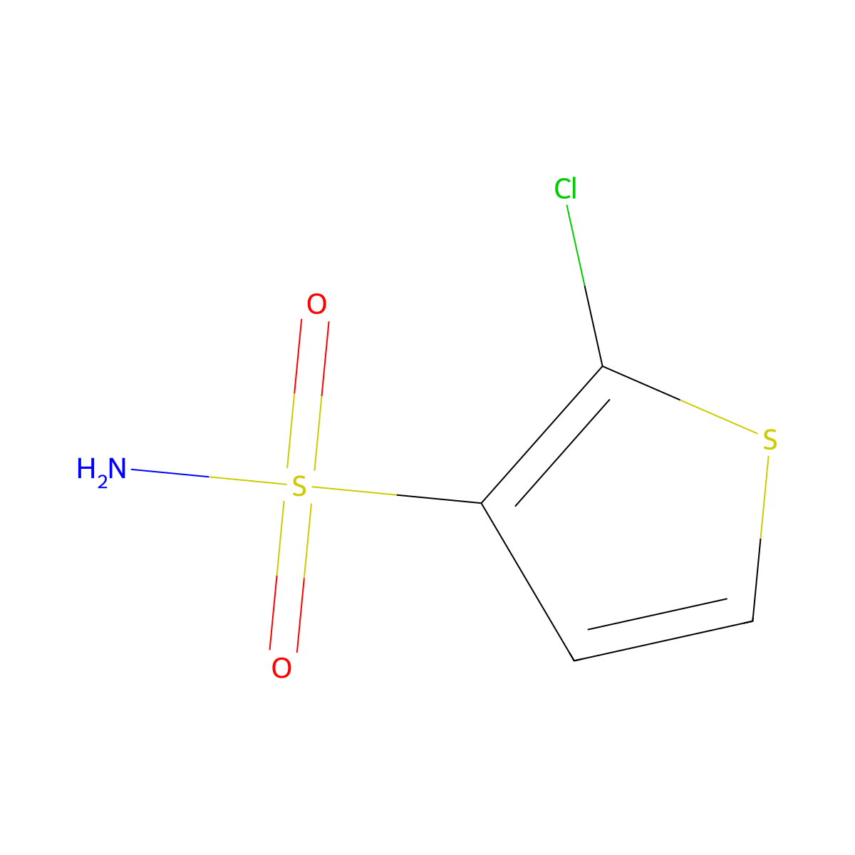 2-Chlorothiophene-3-sulfonamide molecular structure, CAS 1773488-28-0