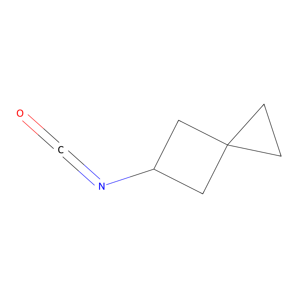 5-Isocyanatospiro(2.3)hexane molecular structure, CAS 1773507-70-2