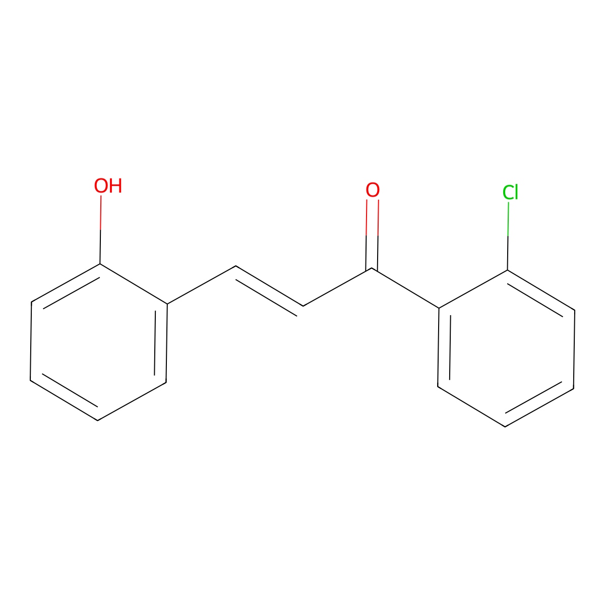 1-(2-Chlorophenyl)-3-(2-hydroxyphenyl)prop-2-en-1-one molecular structure, CAS 1773518-42-5