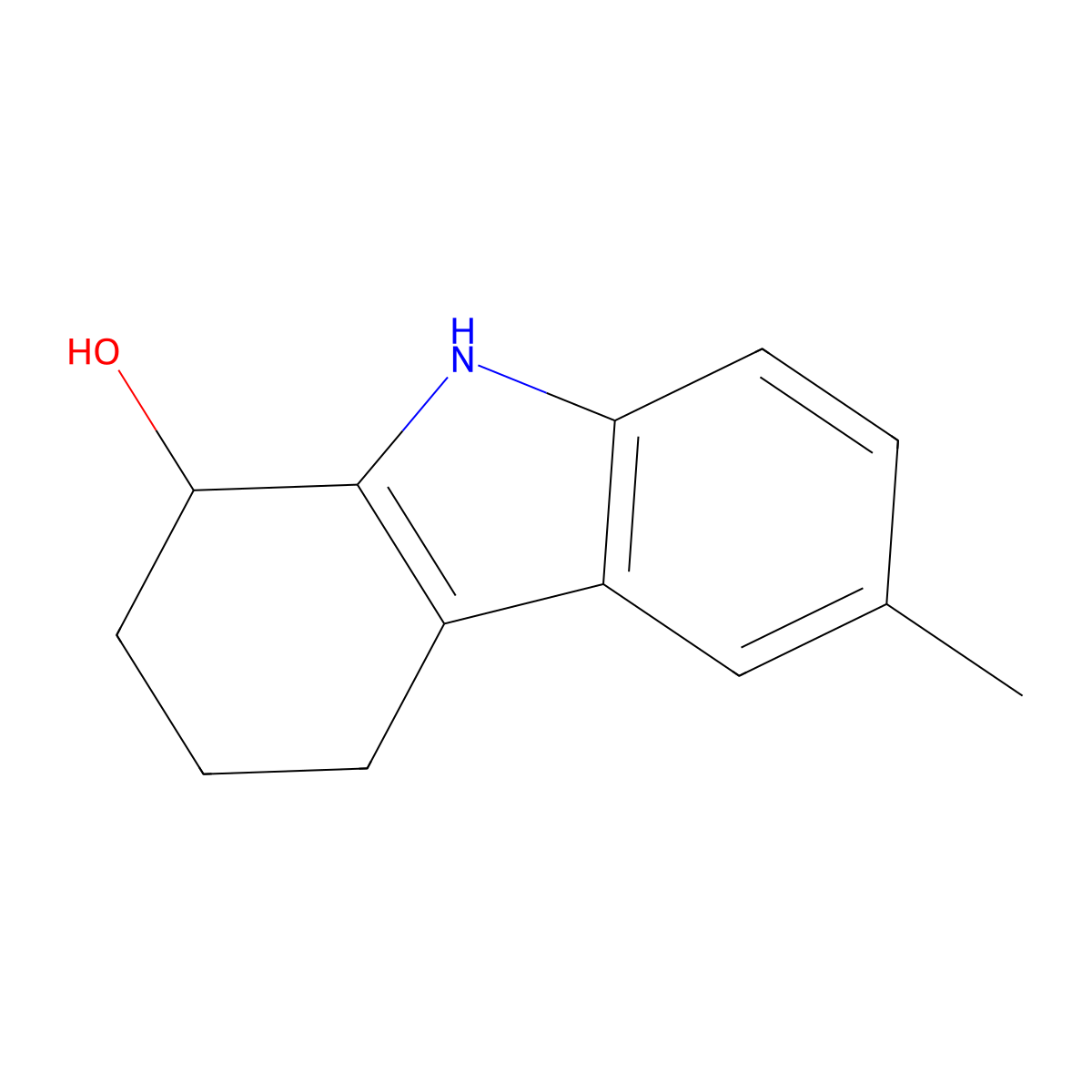 6-Methyl-2,3,4,9-tetrahydro-1H-carbazol-1-ol molecular structure, CAS 177352-49-7