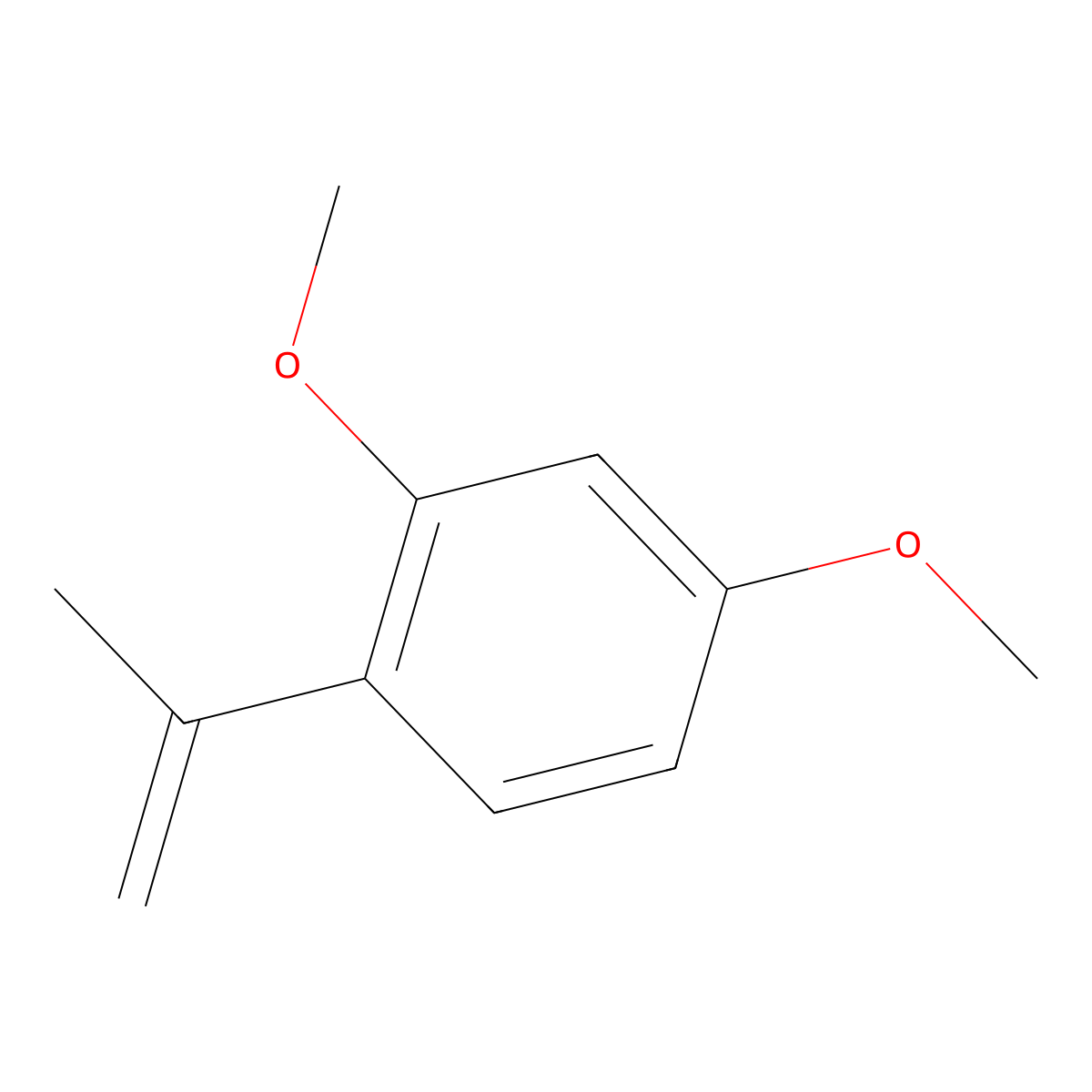 1-Isopropenyl-2,4-dimethoxybenzene molecular structure, CAS 17736-45-7