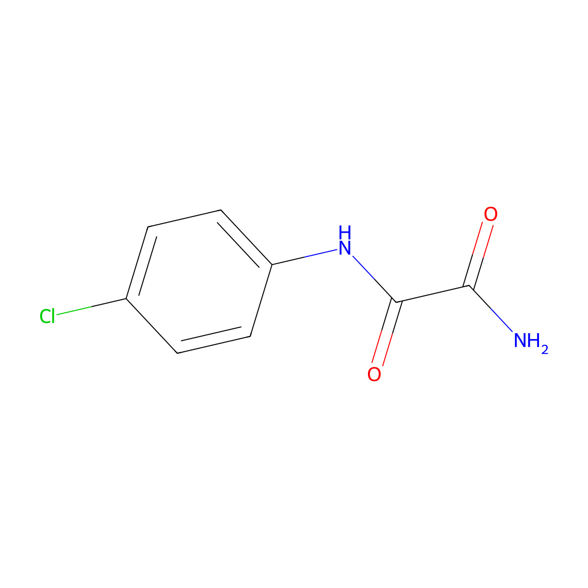 N-(4-chlorophenyl)ethanediamide molecular structure, CAS 17738-73-7