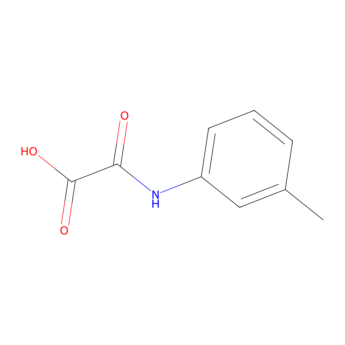 [(3-Methylphenyl)carbamoyl]formic acid molecular structure, CAS 17738-78-2