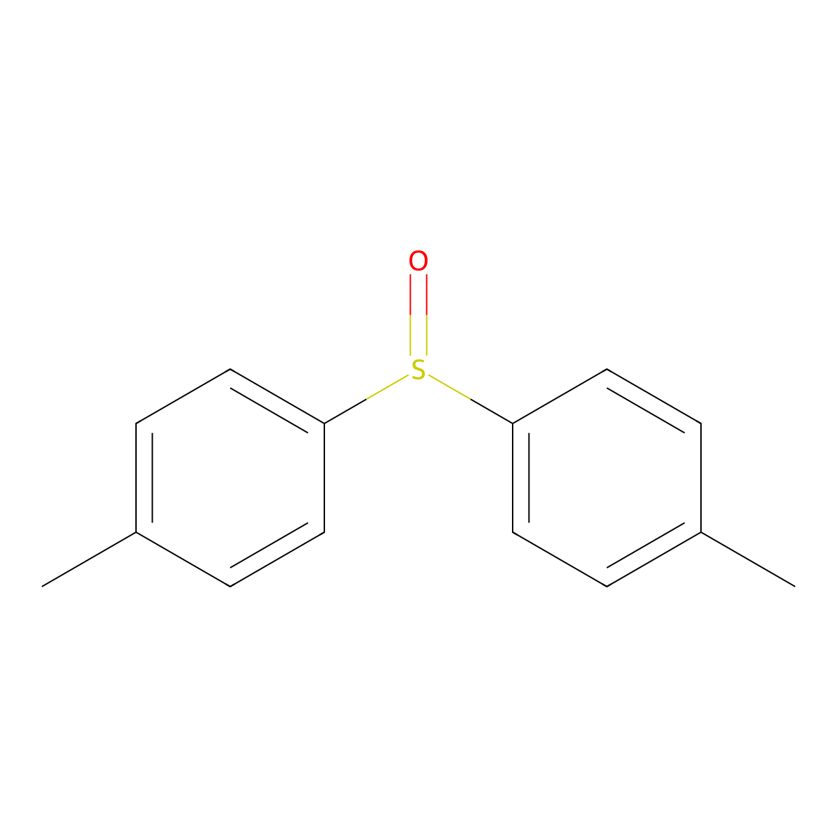 p-Tolyl sulfoxide molecular structure, CAS 1774-35-2