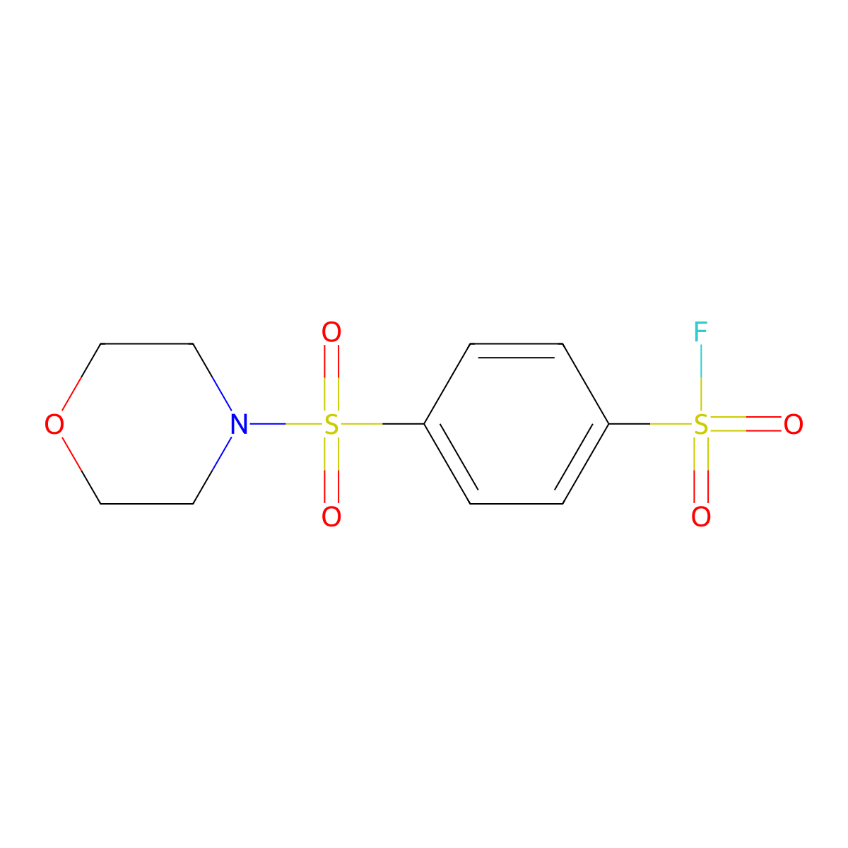 4-(Morpholine-4-sulfonyl)benzene-1-sulfonyl fluoride molecular structure, CAS 1774016-10-2