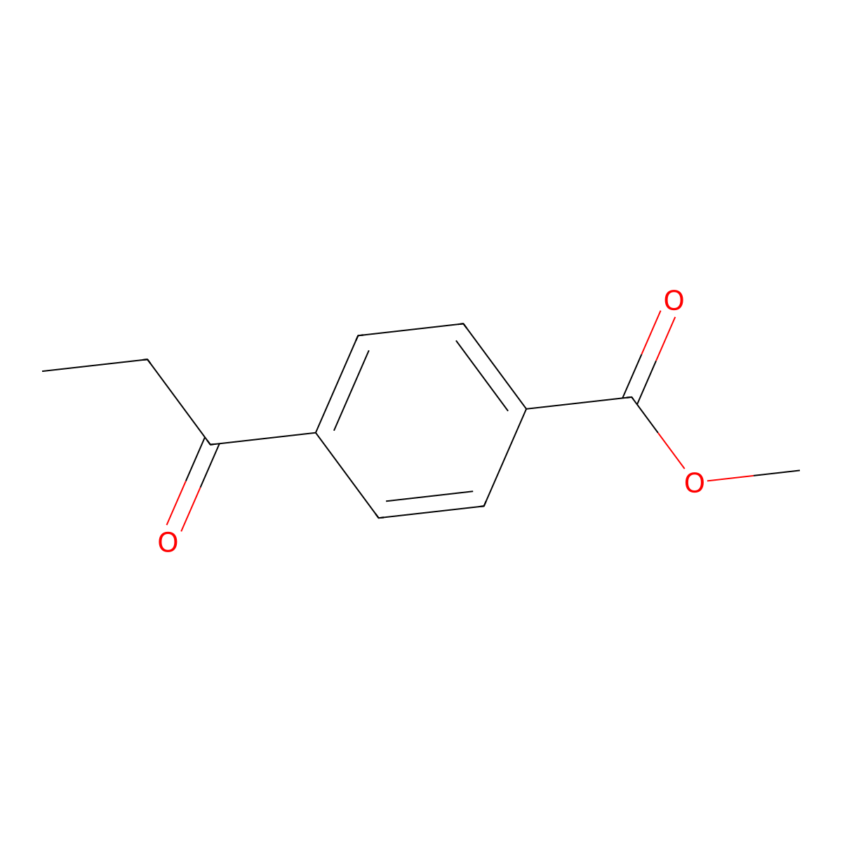 Methyl 4-propanoylbenzoate molecular structure, CAS 17745-40-3