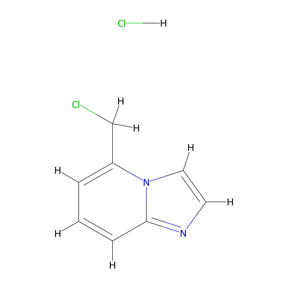 5-(Chloromethyl)imidazo[1,2-a]pyridine hydrochloride molecular structure, CAS 177485-72-2