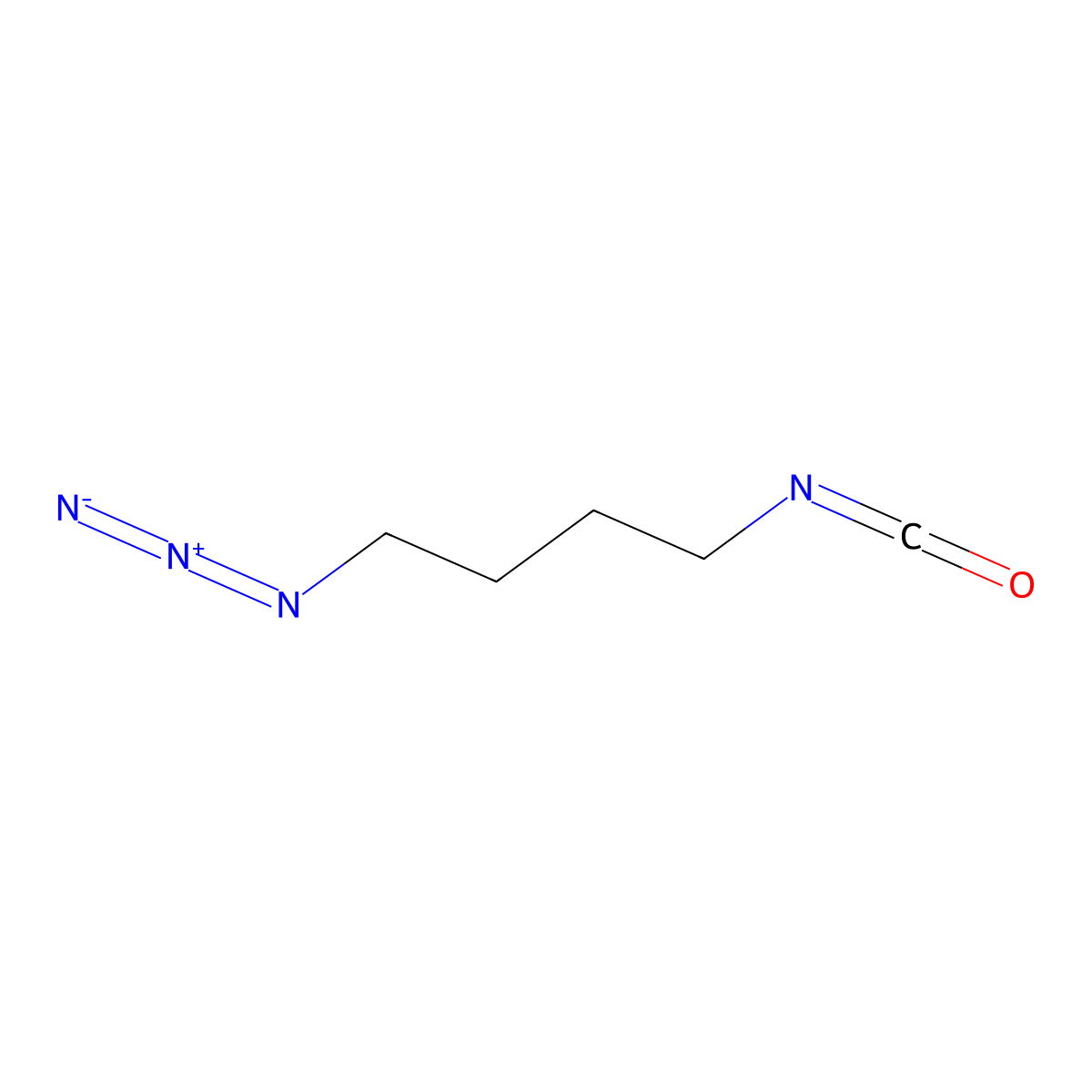 4-Azidobutyl isocyanate molecular structure, CAS 177489-76-8
