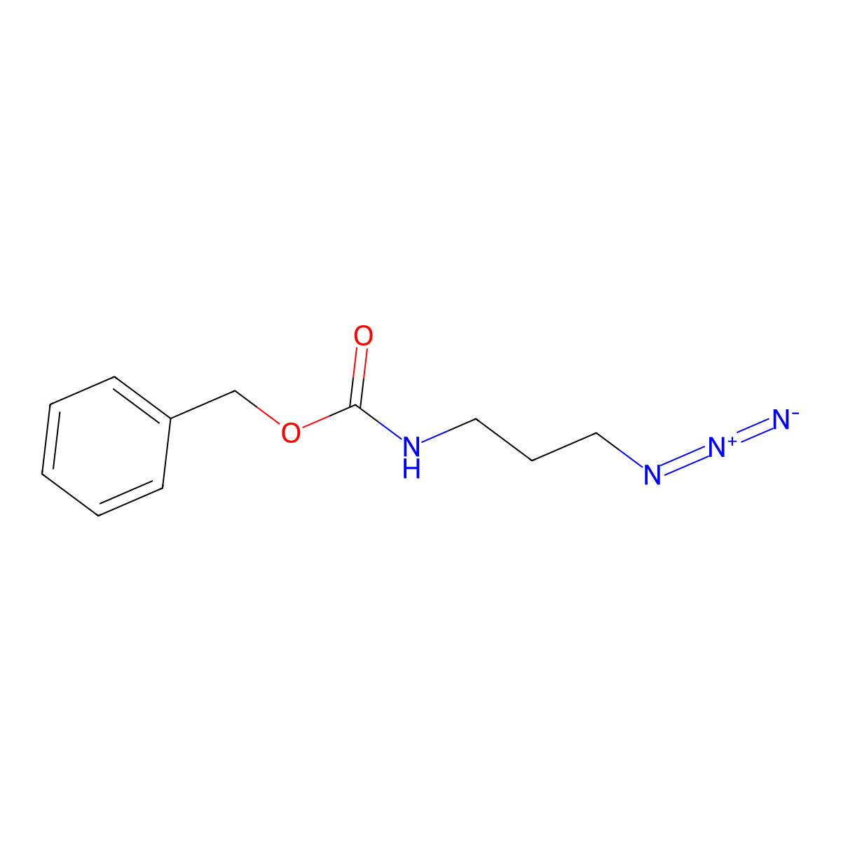 benzyl N-(3-azidopropyl)carbamate molecular structure, CAS 177489-83-7