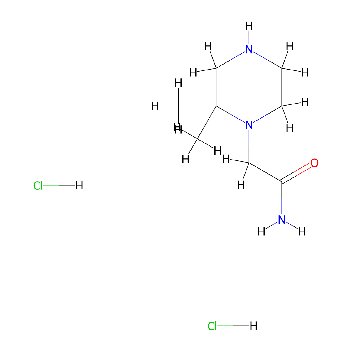 2-(2,2-Dimethylpiperazin-1-yl)-acetamide dihydrochloride molecular structure, CAS 1774892-13-5