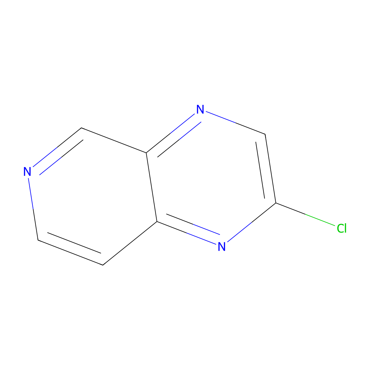 2-Chloropyrido[3,4-b]pyrazine molecular structure, CAS 1774892-87-3