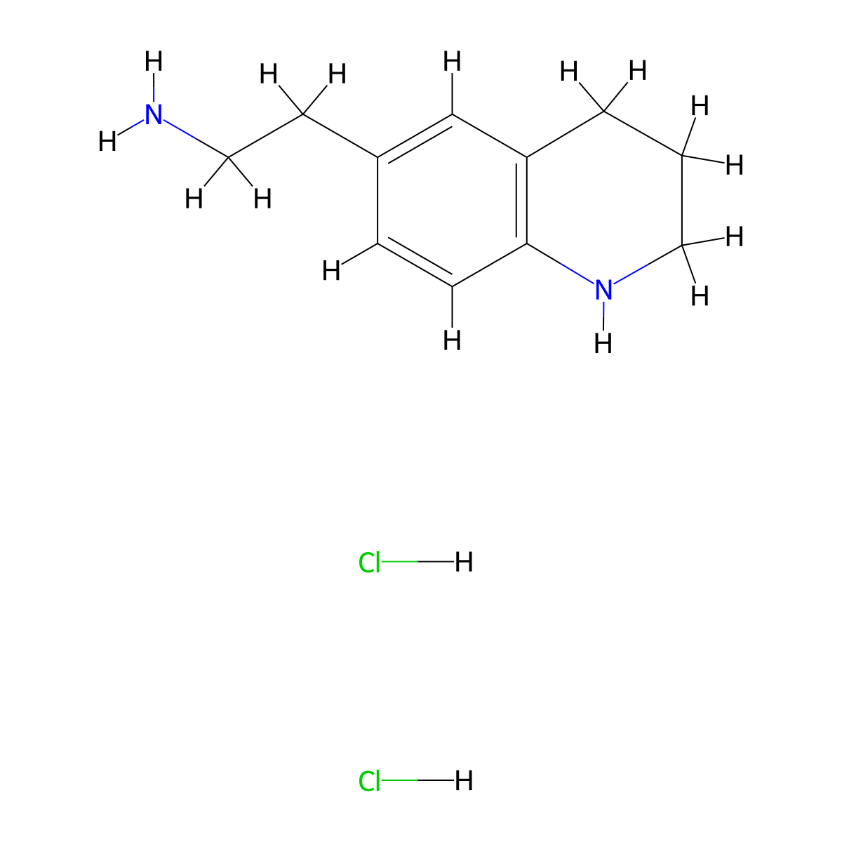 2-(1,2,3,4-Tetrahydroquinolin-6-yl)ethan-1-amine dihydrochloride molecular structure, CAS 1774896-48-8