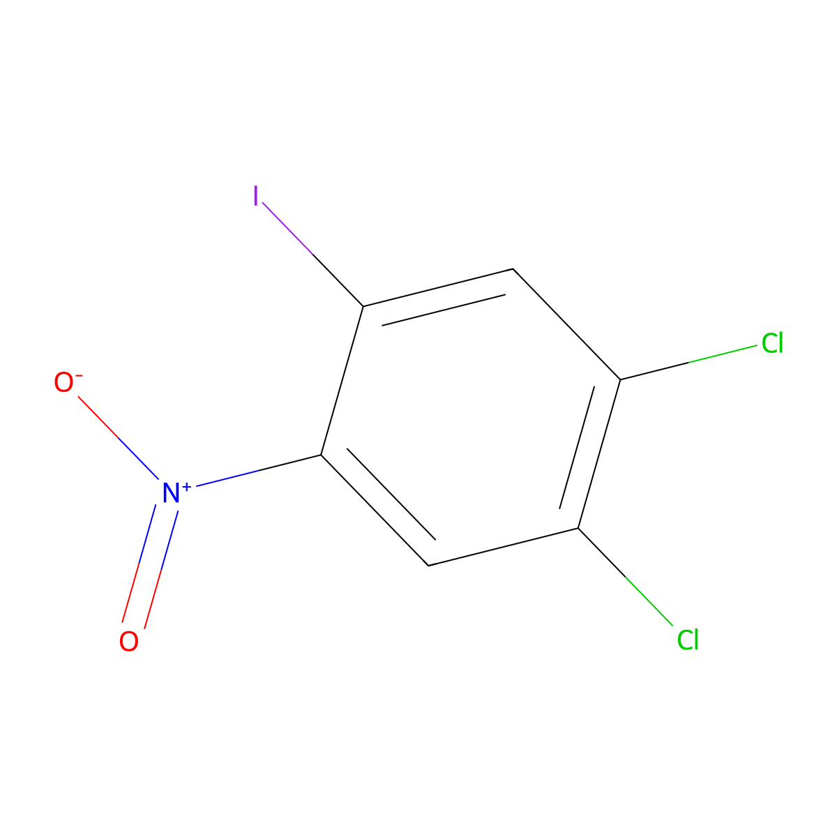 1,2-Dichloro-4-iodo-5-nitrobenzene molecular structure, CAS 1774898-47-3