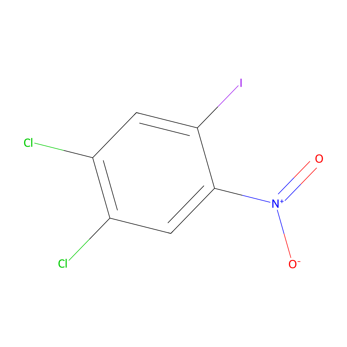 1,2-Dichloro-4-iodo-5-nitrobenzene molecular structure, CAS 1774898-47-3
