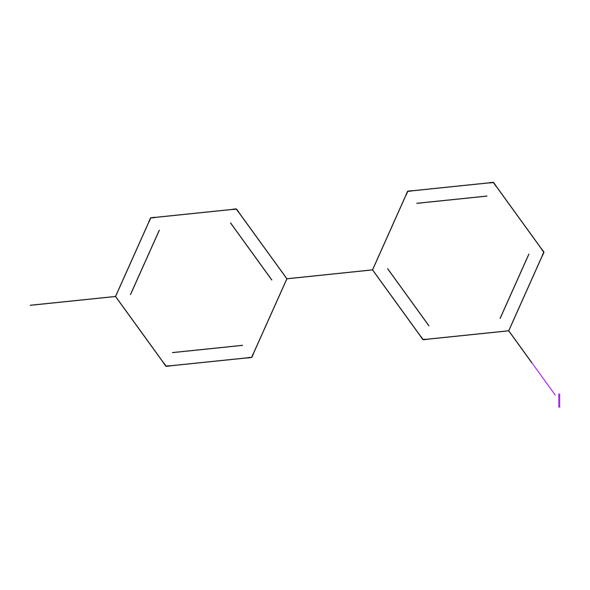 3-Iodo-4'-methyl-1,1'-biphenyl molecular structure, CAS 177490-84-5