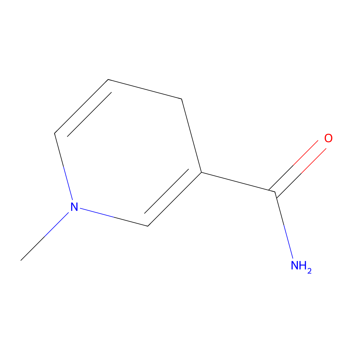 N-methyl-1,4-dihydronicotinamide molecular structure, CAS 17750-23-1