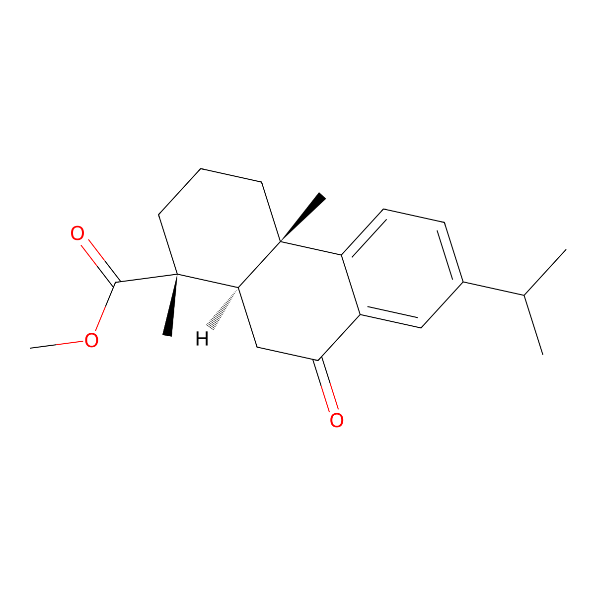 Methyl 7-Oxodehydroabietate molecular structure, CAS 17751-36-9