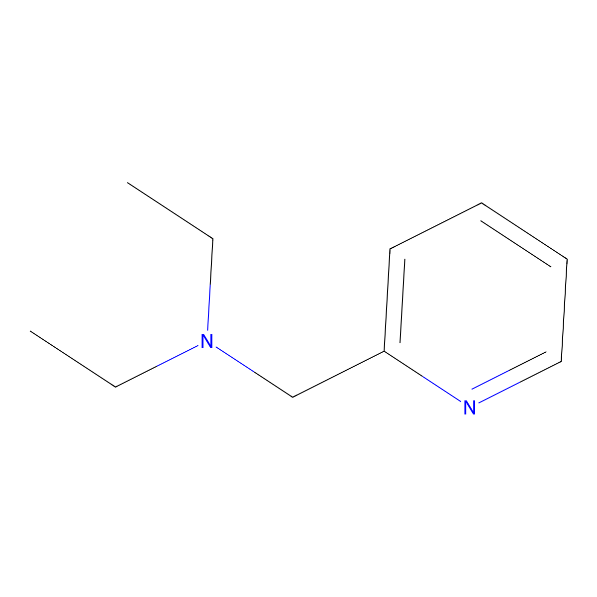 2-(Diethylaminomethyl)-pyridine molecular structure, CAS 17751-50-7