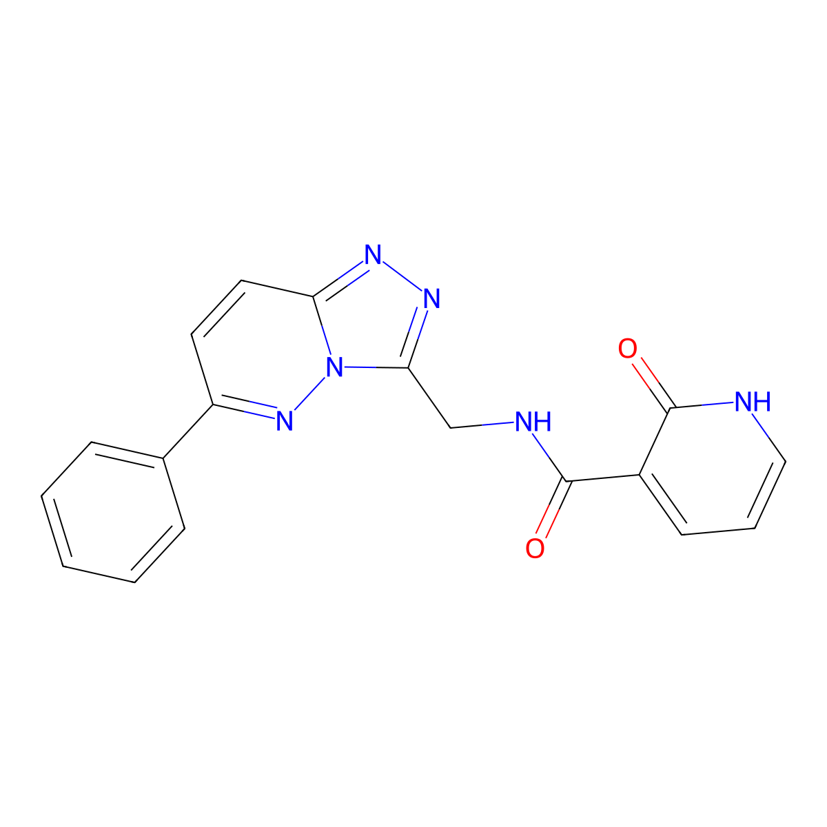 2-hydroxy-N-[(6-phenyl[1,2,4]triazolo[4,3-b]pyridazin-3-yl)methyl]nicotinamide molecular structure, CAS 1775364-76-5