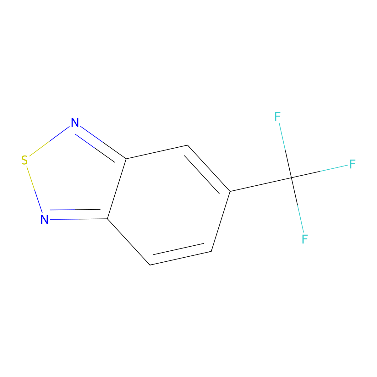 5-(Trifluoromethyl)benzo-2,1,3-thiadiazole molecular structure, CAS 17754-05-1