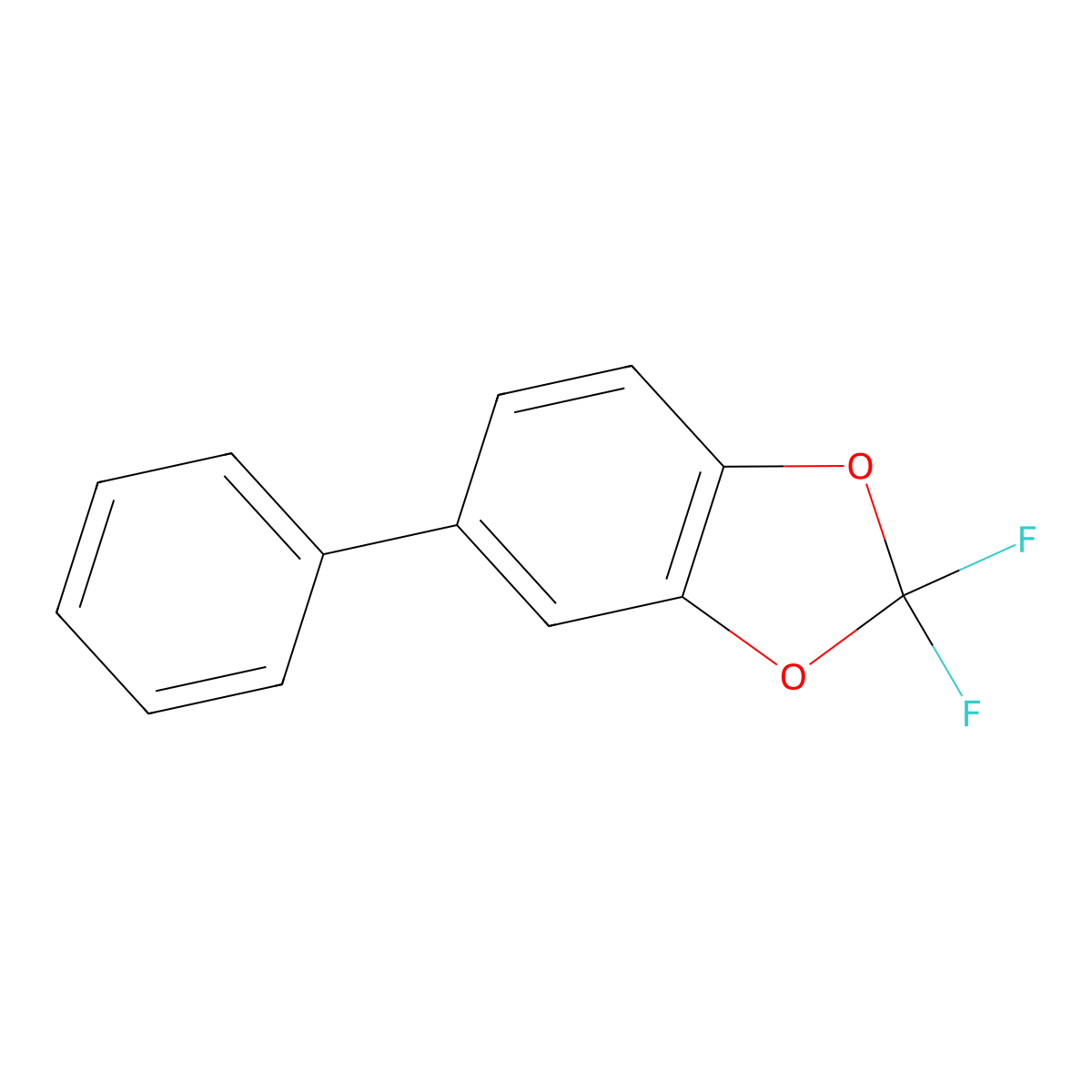 2,2-Difluoro-5-phenyl-benzo[1,3]dioxole molecular structure, CAS 177551-64-3