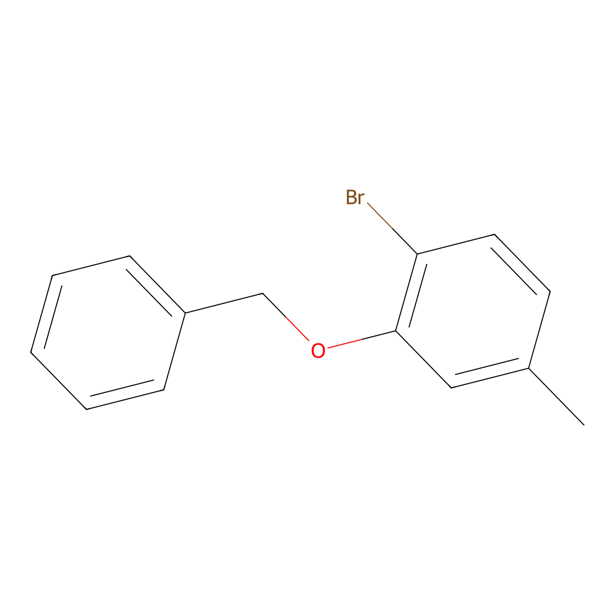 2-(Benzyloxy)-1-bromo-4-methylbenzene molecular structure, CAS 177555-85-0