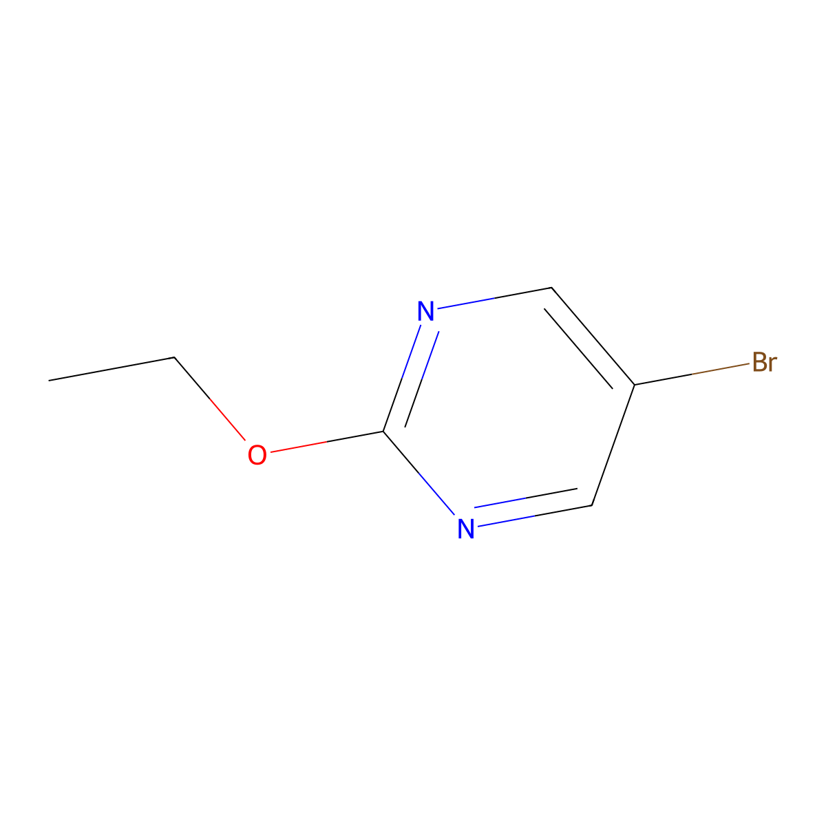 5-Bromo-2-ethoxypyrimidine molecular structure, CAS 17758-11-1