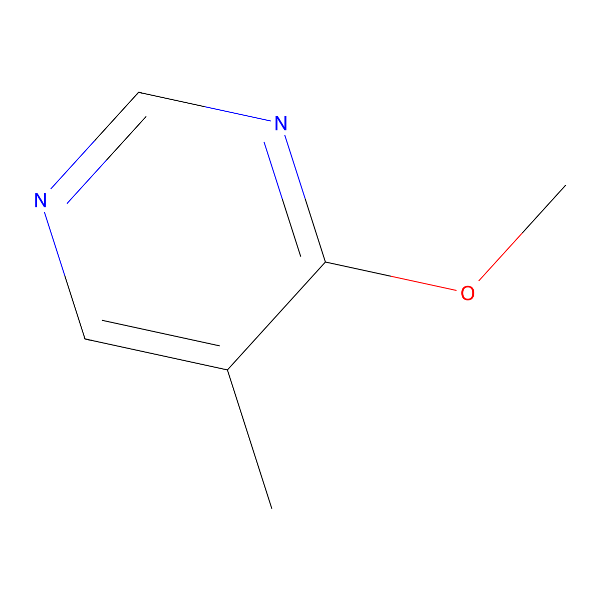 4-Methoxy-5-methylpyrimidine molecular structure, CAS 17758-12-2