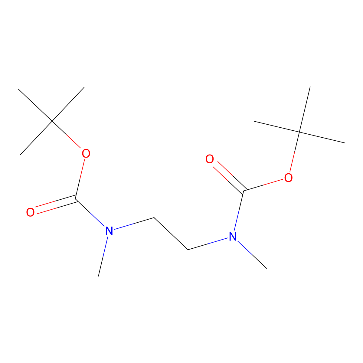 N1,N2-Di-boc-N1,N2-dimethyl-1,2-ethanediamine molecular structure, CAS 177587-81-4