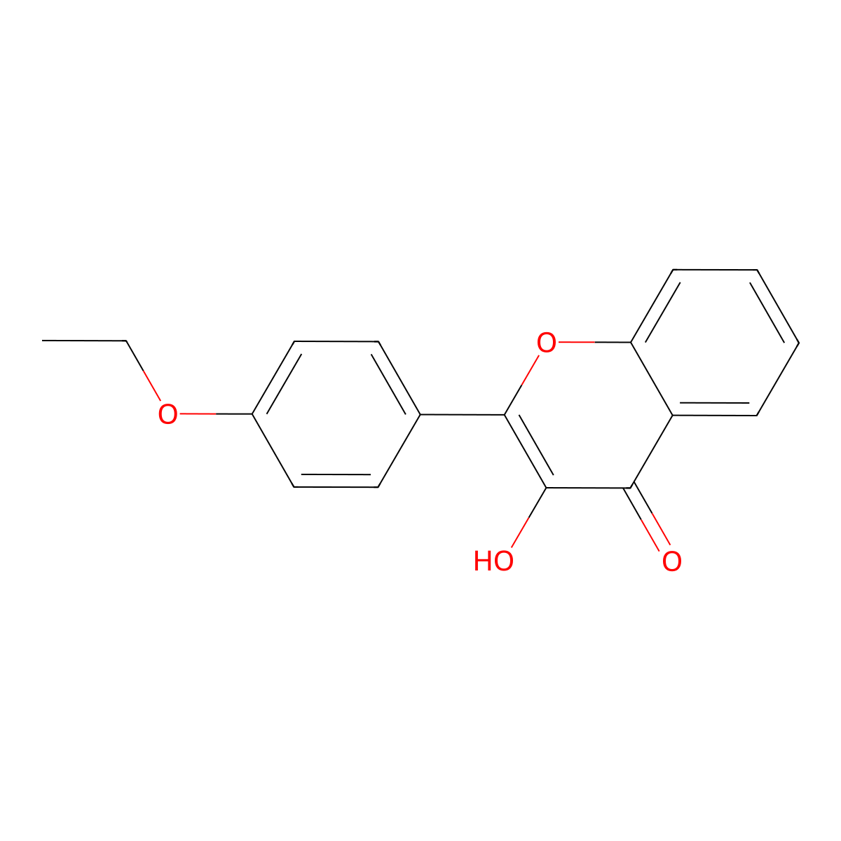 2-(4-Ethoxyphenyl)-3-hydroxy-4H-1-benzopyran-4-one molecular structure, CAS 177587-97-2