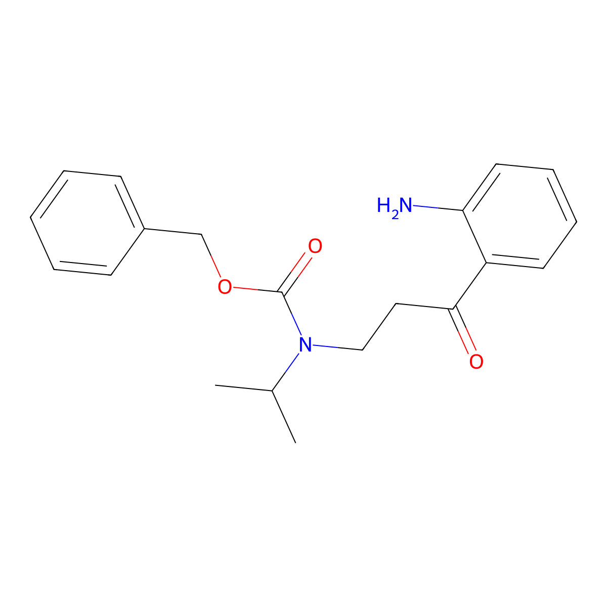 [3-(2-Amino-phenyl)-3-oxo-propyl]-isopropyl-carbamic acid benzyl ester molecular structure, CAS 177611-40-4