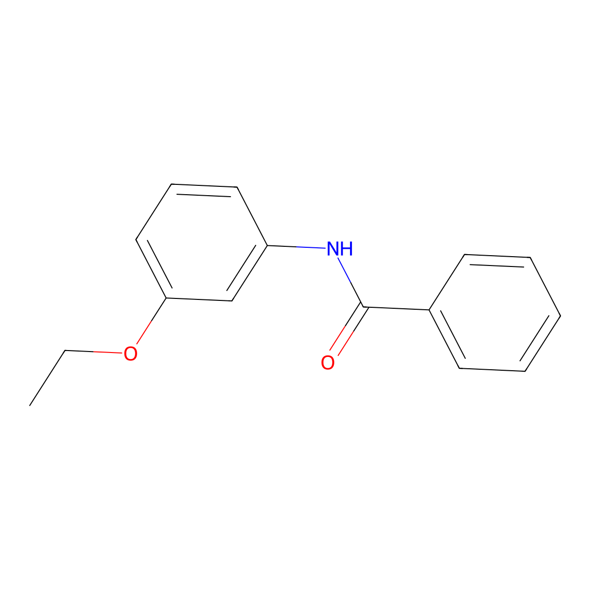 N-(3-ethoxyphenyl)benzamide molecular structure, CAS 17765-48-9