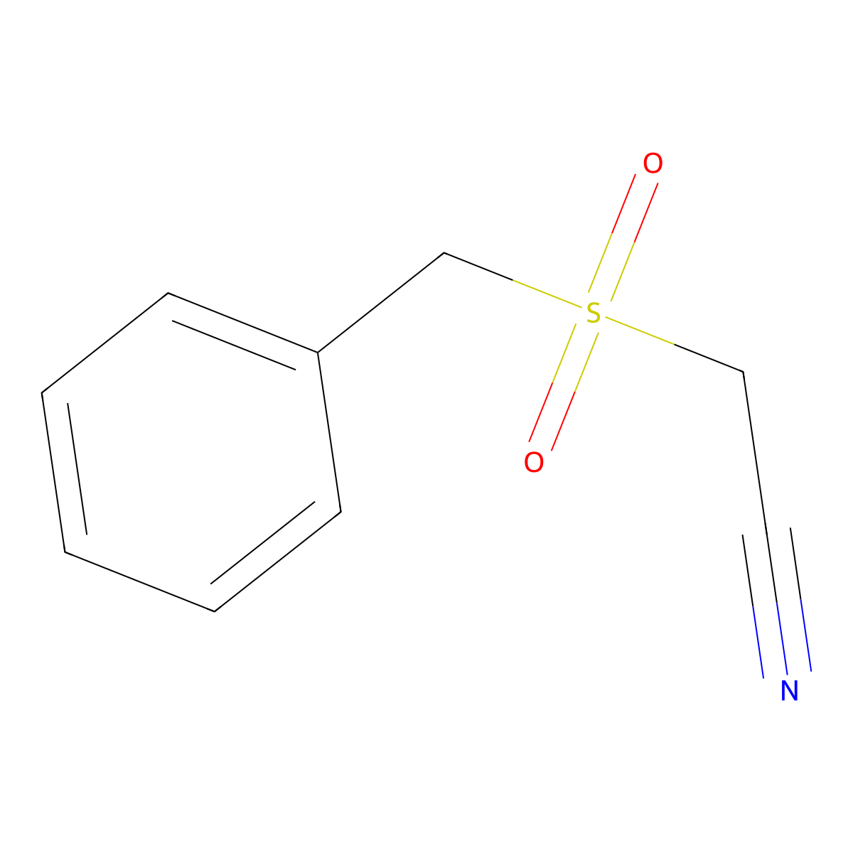 2-(Benzylsulfonyl)acetonitrile molecular structure, CAS 177703-80-9