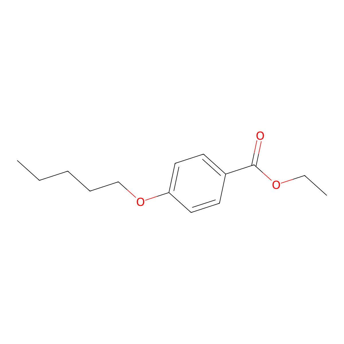 Ethyl 4-pentoxybenzoate molecular structure, CAS 177715-63-8