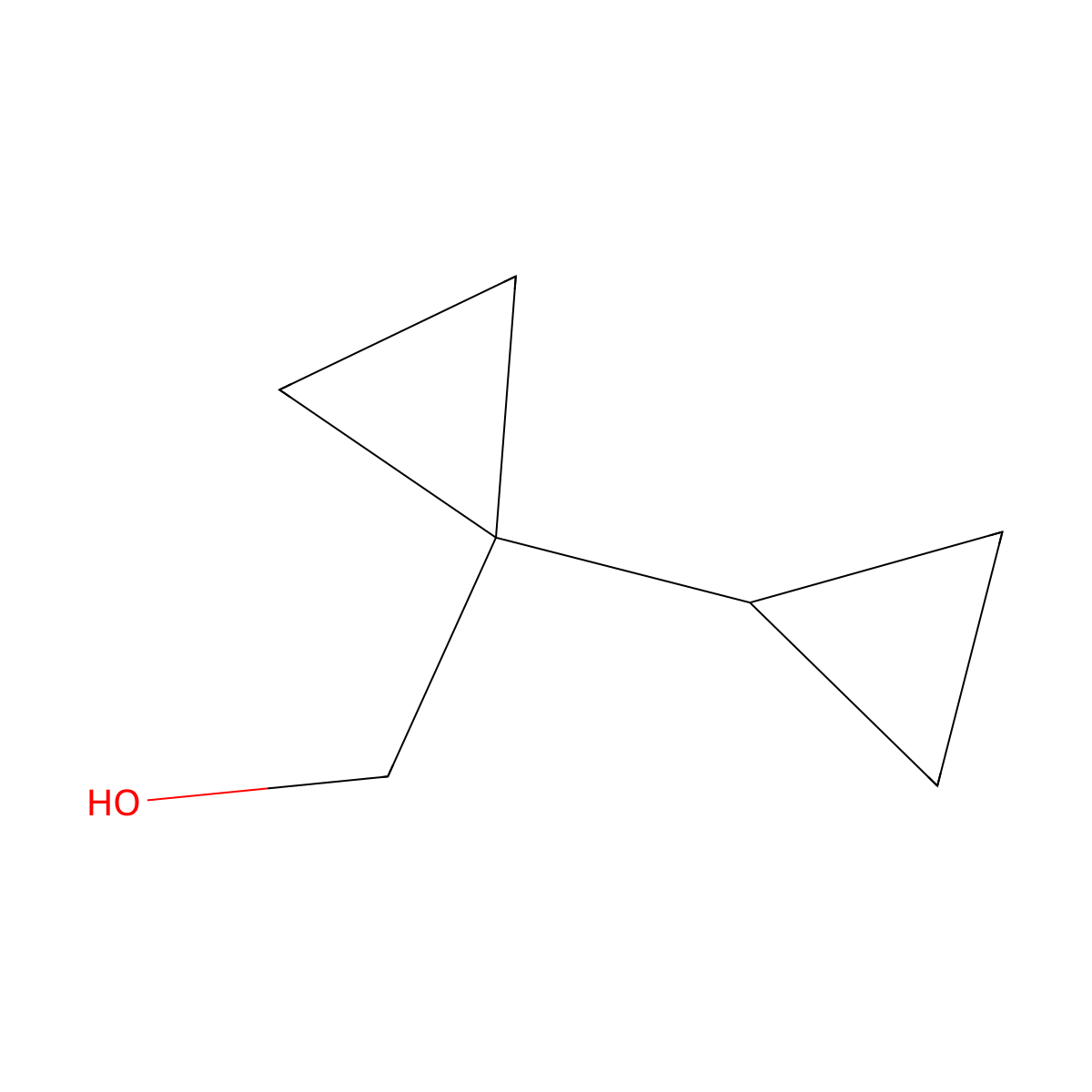 {[1,1'-Bi(cyclopropane)]-1-yl}methanol molecular structure, CAS 177719-30-1