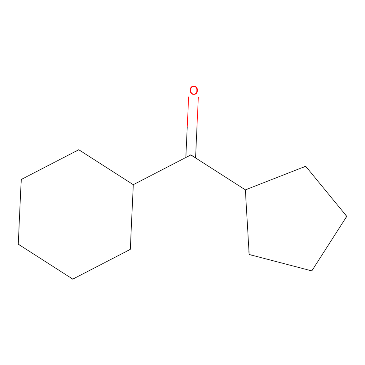 Cyclohexyl(cyclopentyl)methanone molecular structure, CAS 17773-63-6